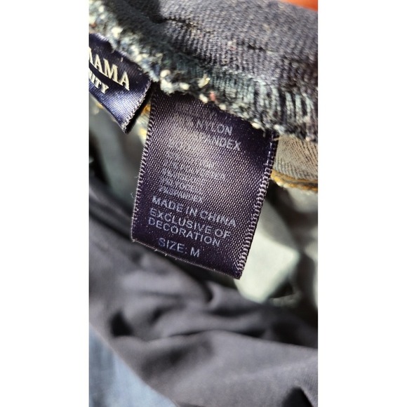 We The Free Denim Shorts Distressed Frayed Hem Metal Detail‎ Light Wash M - Picture 5 of 7